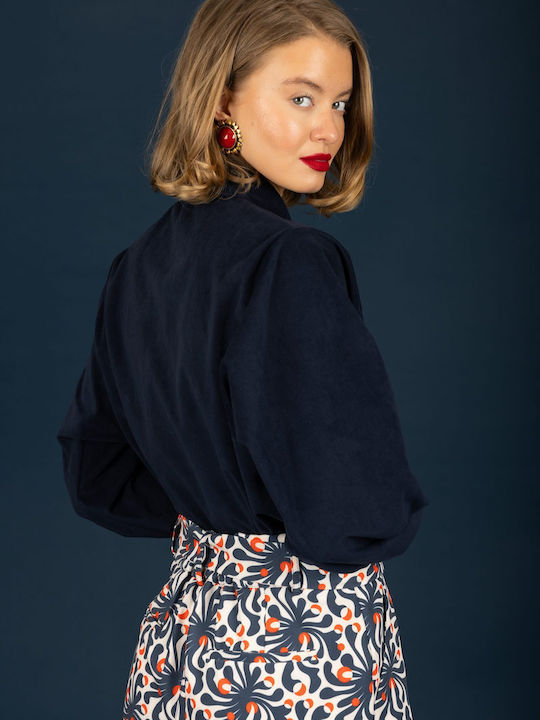 Long Sleeve Women's Shirt Blue