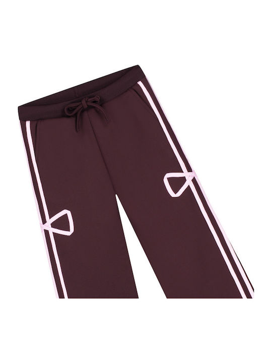 Kids Burgundy Sweatpants