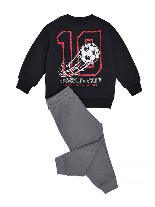 Kids Sweatpants Set Black