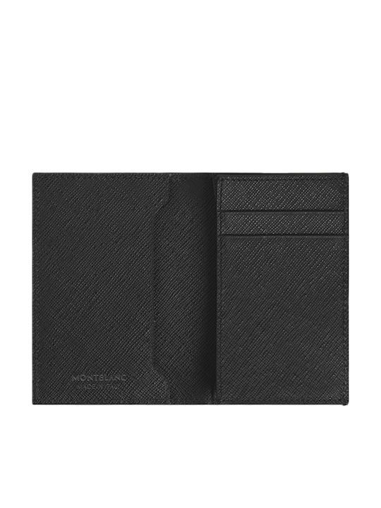 Sartorial Leather Men's Card Wallet Black