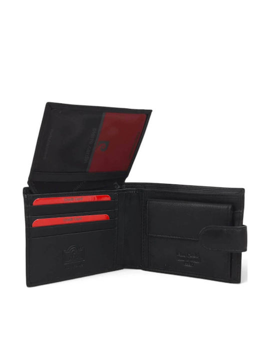 Мъжки кожен портфейл с RFID Черен