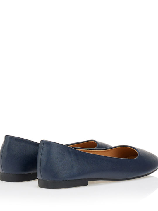 Damen Ballerinas Marineblaue