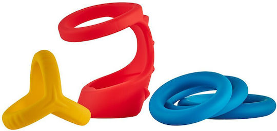 Long Play Love Подредба 5 Бройки Силиконови Пръстени За Ерекция Петел Dream Toys