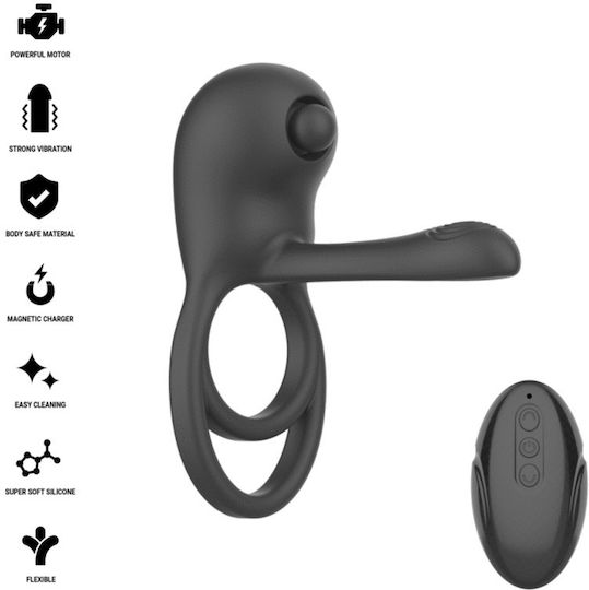 Intense Vibrations Penisring Silikon Schwarz D-245701