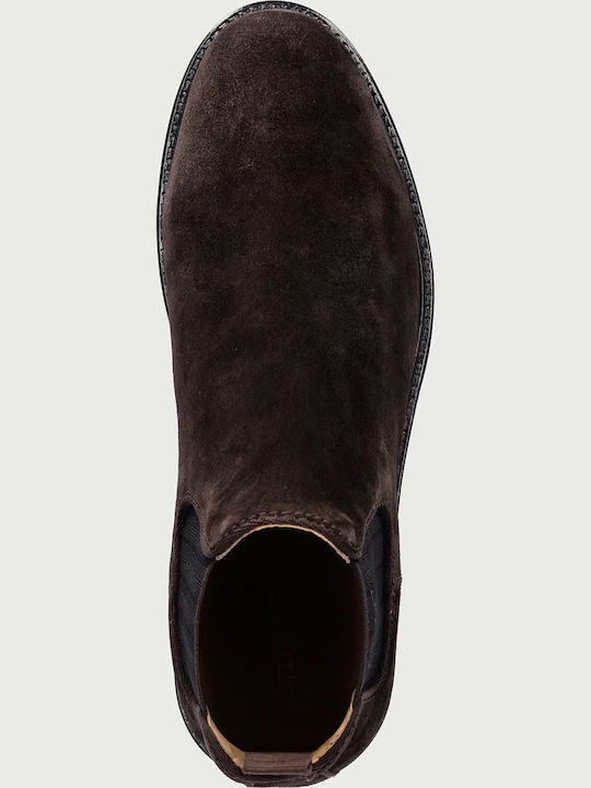 Suede Chelsea Herrenstiefel Braun