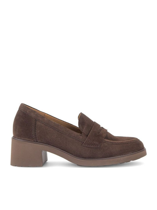 Loafers Dama Din Piele Maro