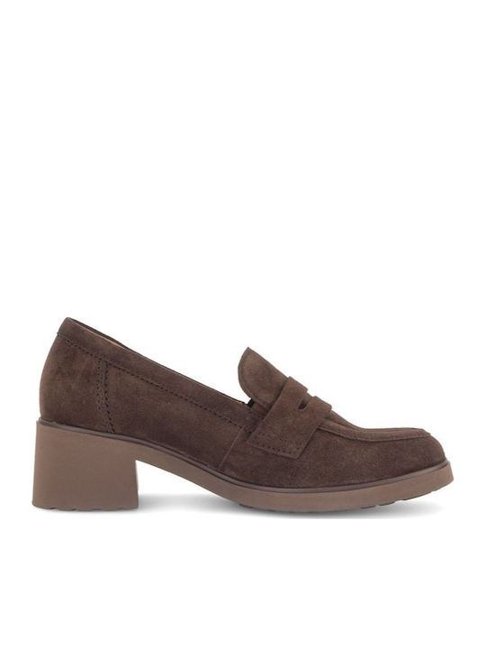 Loafers Dama Din Piele Maro