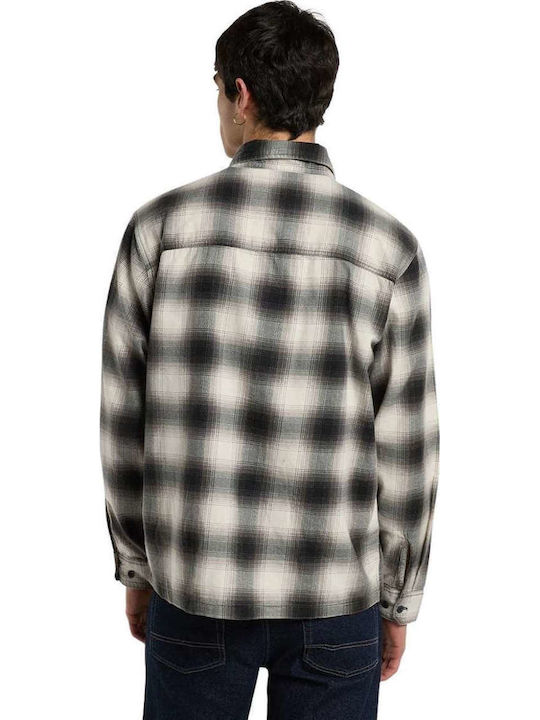 Dickies Long Sleeve Flannel Shirt Black