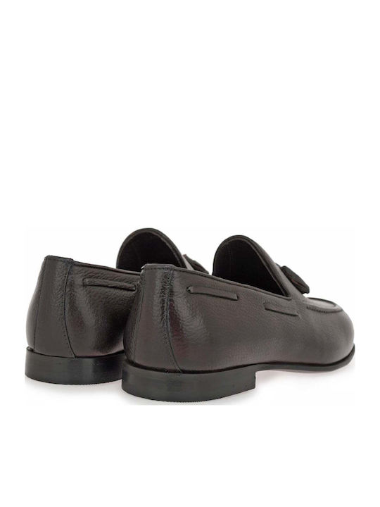 Leather Men's Loafers in Brown Colour