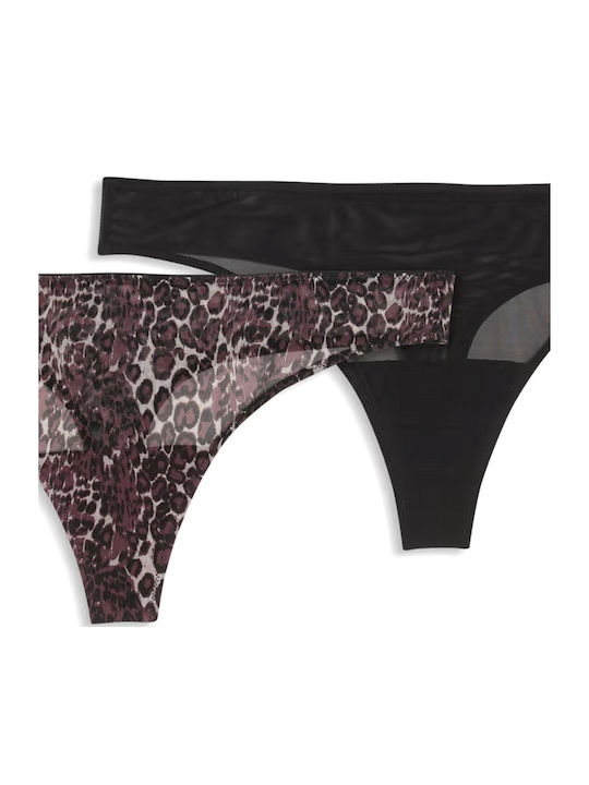 Дамски слип 2Pack Черен Combo