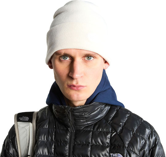 Norm Beanie Unisex Strickmütze in Weiß