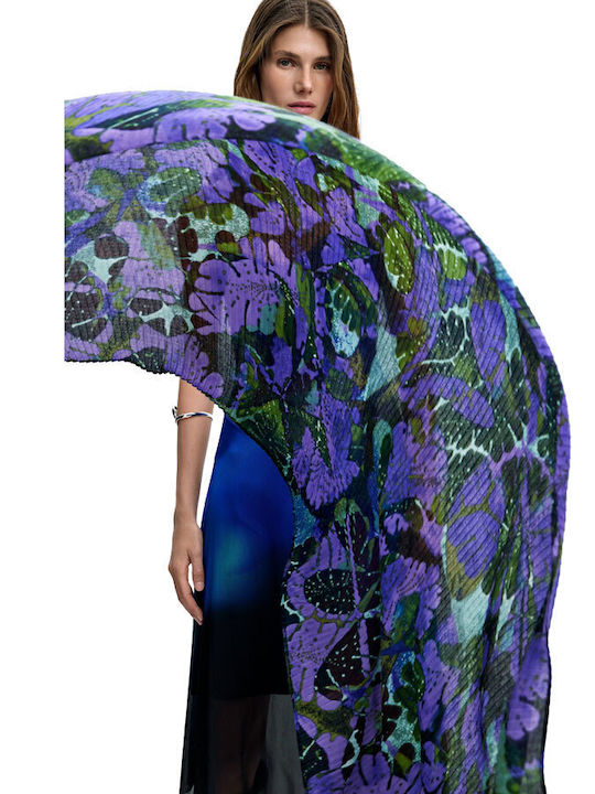 Desigual Women's Purple Scarf