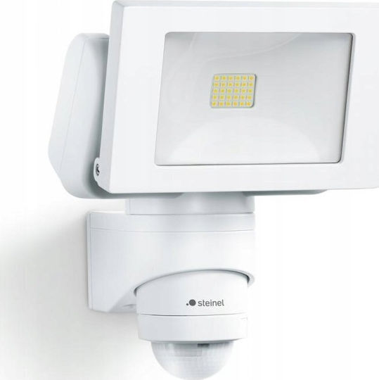 Steinel Водоустойчив LED Прожектор 14.7W Неутрално Бяло 4000K с Motion Sensor IP44