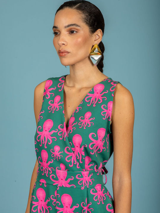 Damen Jumpsuit Grün
