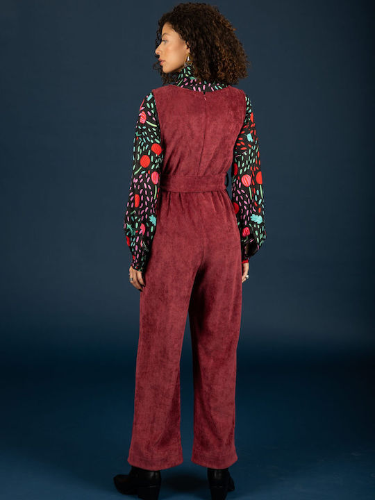 Women's One-piece Jumpsuit Bordeaux