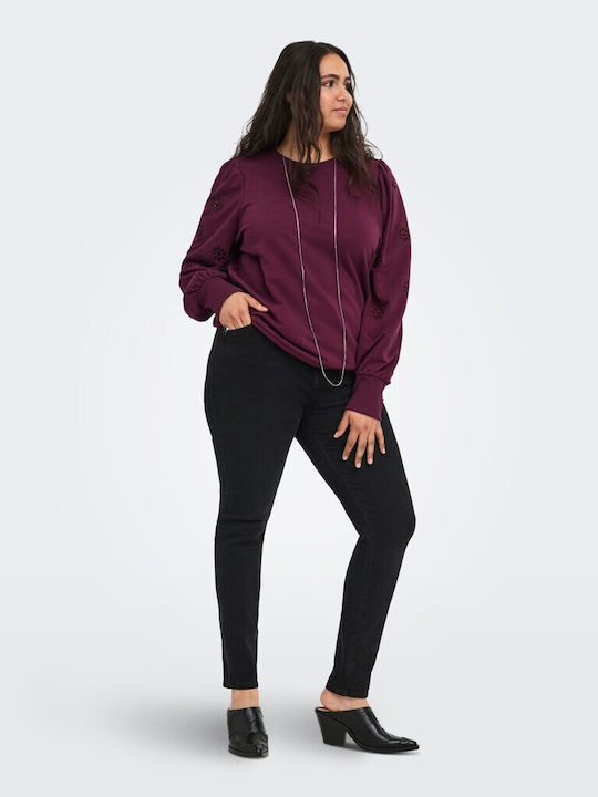 Hanorac Dama Lung Burgundy