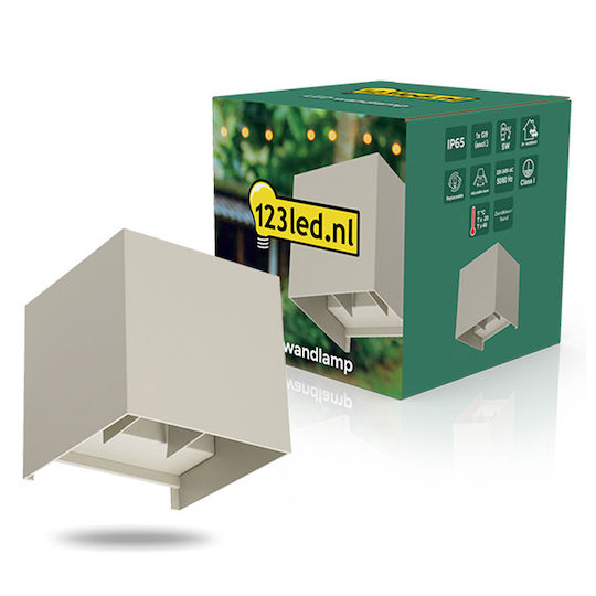 123led Iluminat Exterior Montat Pe Perete Lampă De Tavan G9 IP65 Dublu Fascicul 10x10x10cm