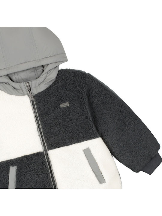 Kinderjacken & Winterjacken Lässig Kurze mit Kapuze Grau