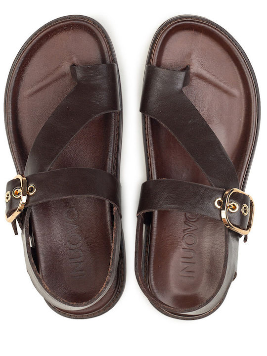 Women's Flat Sandals Brown