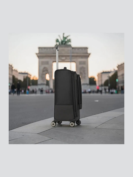 Travelite Mittlerer Reisekoffer Schwarz Höhe 66cm