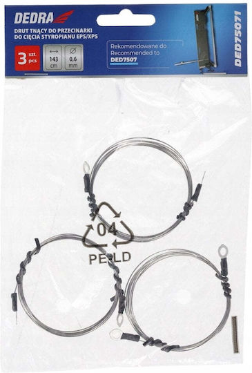 Dedra Heizelement 1430mm 3 Stück Ded7507