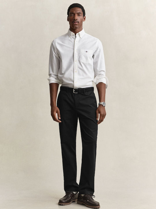 Men's Chino Trousers Regular Fit Black
