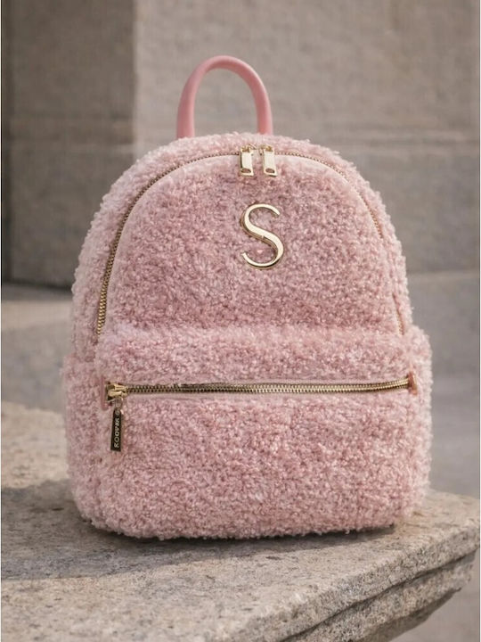 Women's Pink Backpack Bag
