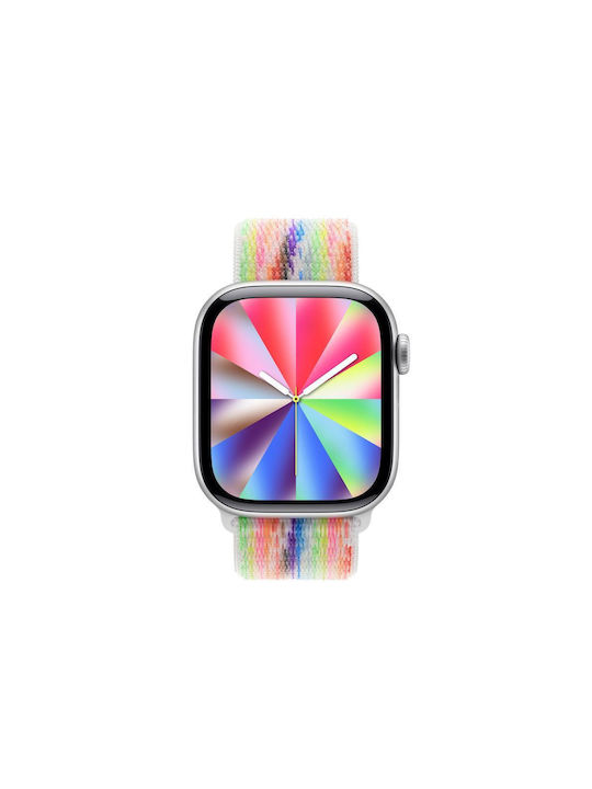 Apple Mj5a4zm/a Каишка за Смарт Часовник Watch 42mm Pride Edition Sport Loop Многоцветна