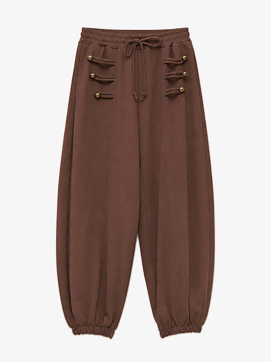 Damen Stoffhose Braune