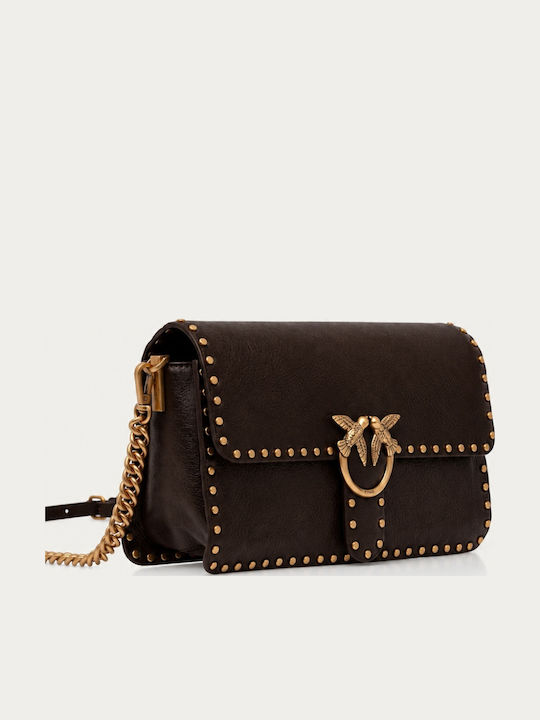 Pinko Love One Women's Shoulder / Crossbody Bag Brown Pinko Love One Women's Shoulder / Crossbody Bag Brown