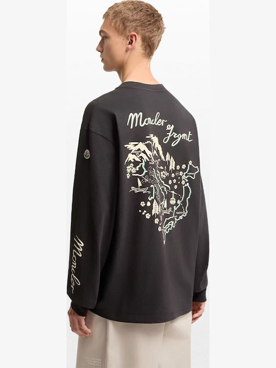 Long Sleeve Black Blouse