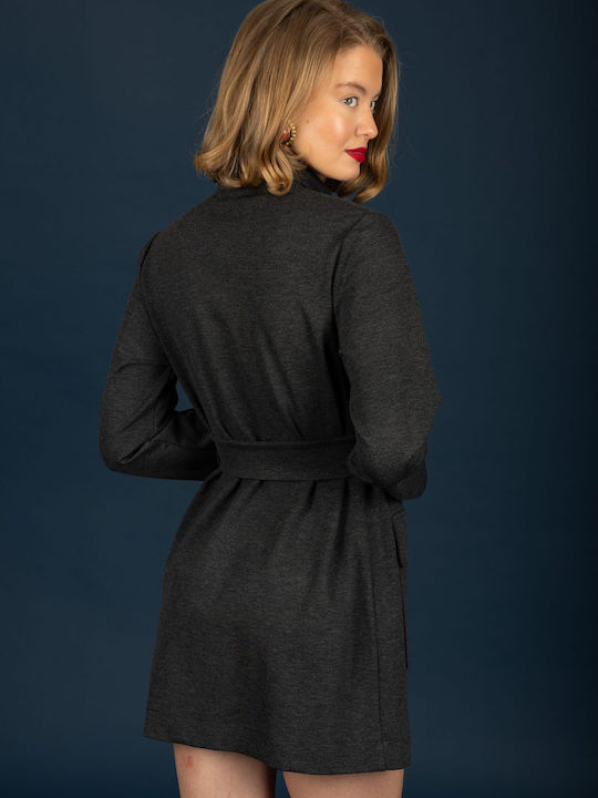 Mini Damenkleid Anthracite