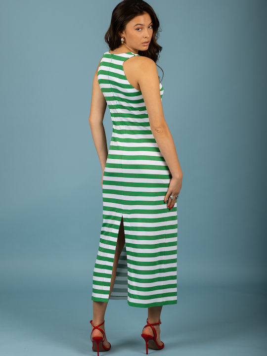 Summer Midi Dress Green