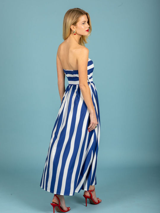 Damenkleid Blau 131-81914-Blau (74C)