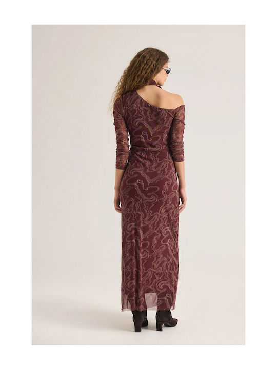 Rochie Maxi Burgundy