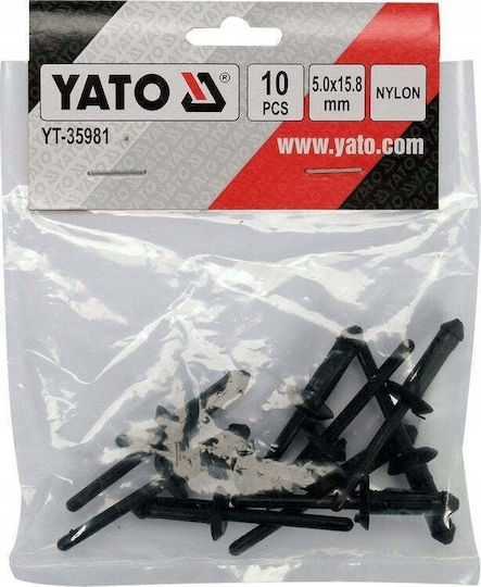 Yato Nituri Din Plastic 5.0x15.8mm 10 Bucăți