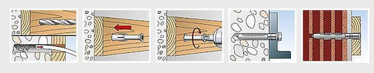 fischer Schraubanker Metallisch 10x135mm