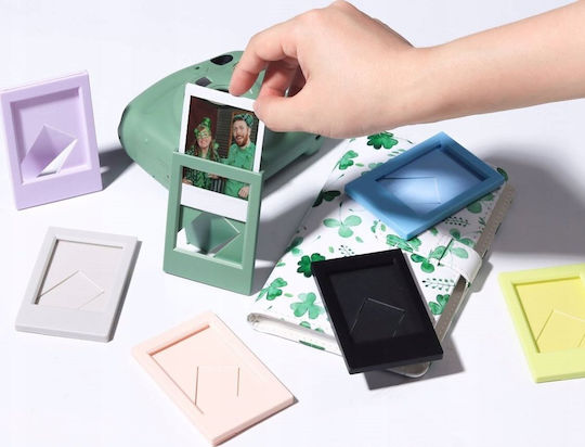 Loveinstant Plastic Photo Frame with Yellow Frame