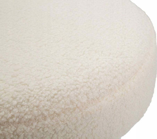 Samt Hocker Für Das Wohnzimmer Beige