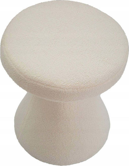 Samt Hocker Für Das Wohnzimmer Beige