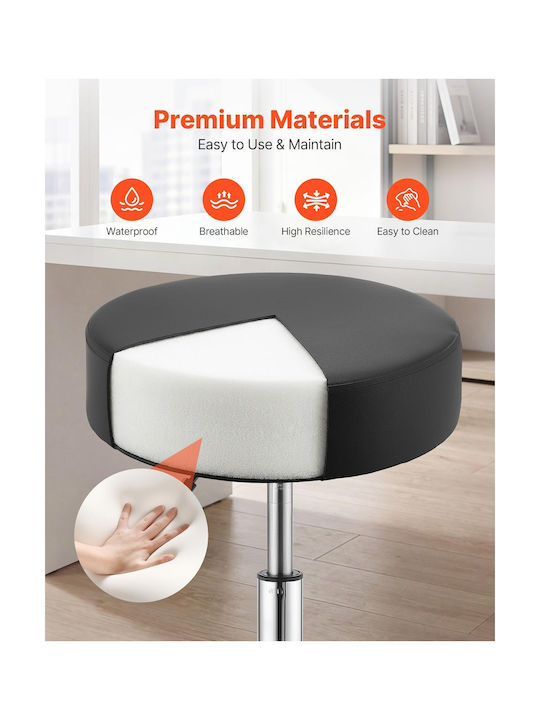Black Office Stool