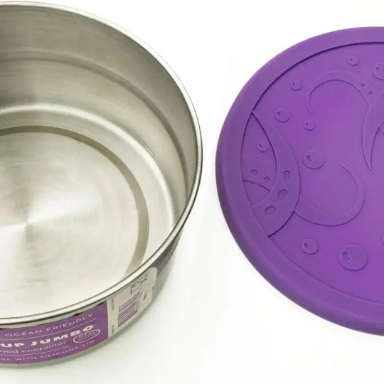 Ecolunchbox Inox Lunch Box Seal Cup Jumbo Purple 1420ml
