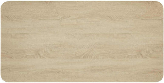 Sonoma Oak Dining Room Table Wooden Treated Wood 100x50x75cm