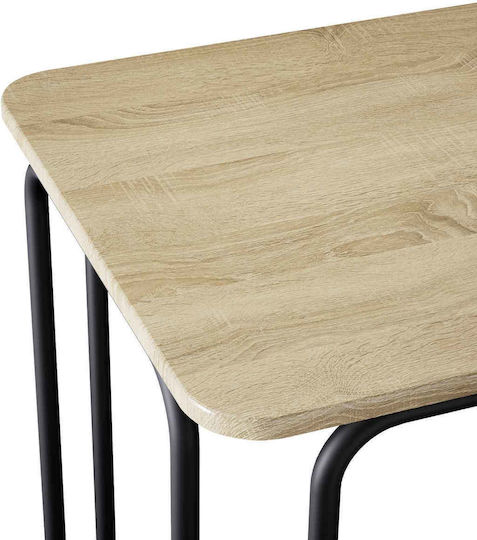 Sonoma Oak Dining Room Table Wooden Treated Wood 100x50x75cm