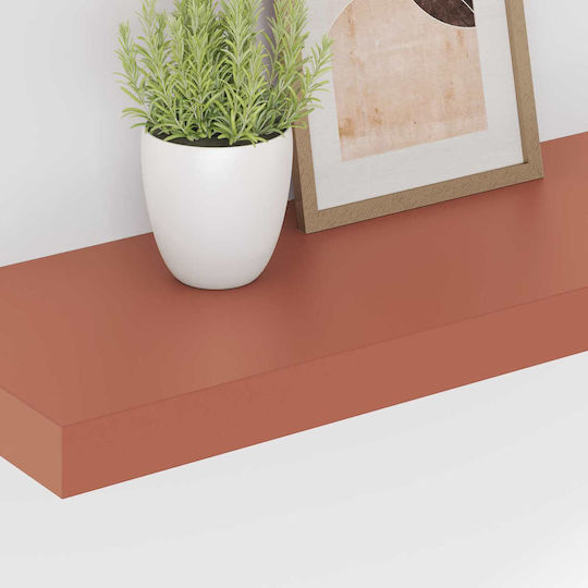 Red Wall Shelves 2 Pieces 50x23x4cm