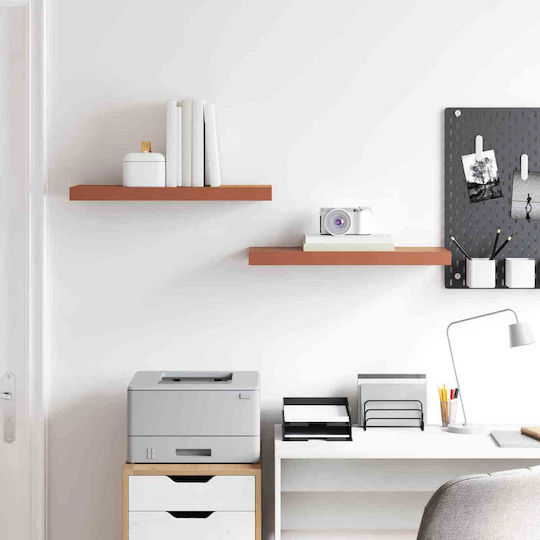 Red Wall Shelves 2 Pieces 50x23x4cm