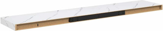Wandregale Weiß (2 Stück) 120x23.5x4cm