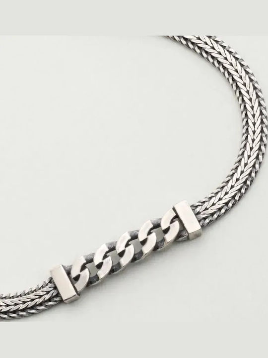 SteweHome Männer Armband aus Silber 22cm
