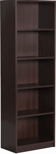 Bibliothek Eliot 5s Wenge 60x30x180cm
