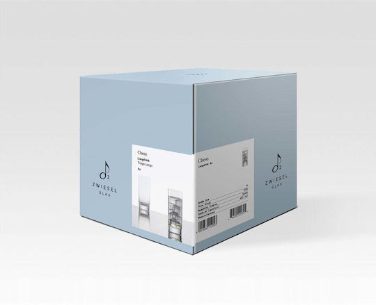 Zwiesel Glas Шах Комплект Стъклени Коктейлни Чаши 480мл 4 Броя